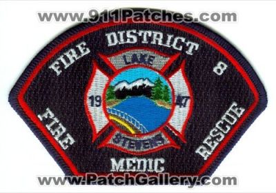 Snohomish County Fire District 8 Lake Stevens (Washington)
Scan By: PatchGallery.com
Keywords: sno. co. dist. number no. #8 department dept. medic rescue
