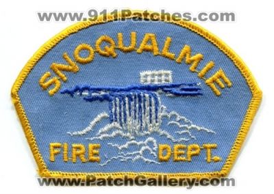 Snoqualmie Fire Department Patch (Washington)
Scan By: PatchGallery.com
Keywords: dept.