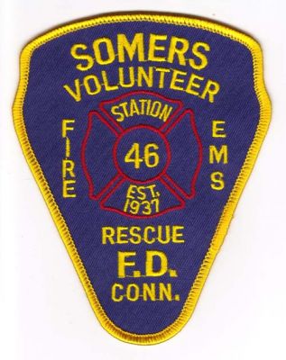 Somers Volunteer F.D. Station 46
Thanks to Michael J Barnes for this scan.
Keywords: connecticut fire department fd ems rescue
