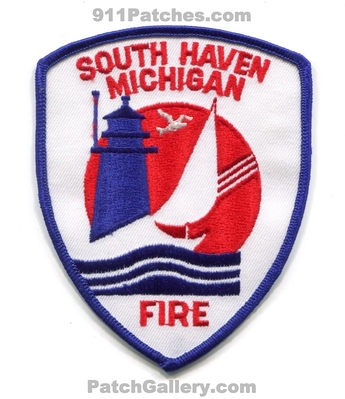 South Haven Fire Department Patch (Michigan)
Scan By: PatchGallery.com
Keywords: dept. lighthouse