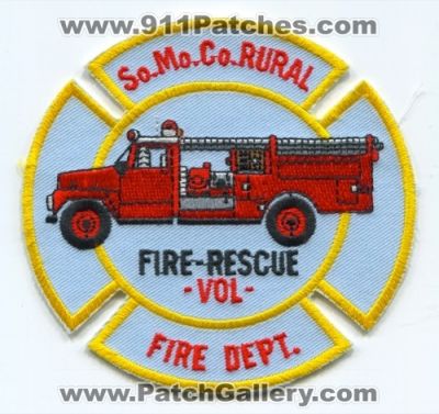 South Monterey County Rural Volunteer Fire Rescue Department (California)
Scan By: PatchGallery.com
Keywords: so.mo.co.rural vol. dept.
