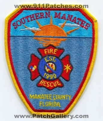 Southern Manatee Fire Rescue Department Patch (Florida)
Scan By: PatchGallery.com
Keywords: dept. manatee county