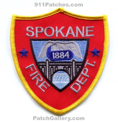 Spokane Fire Department Patch (Washington)
Scan By: PatchGallery.com
Keywords: dept. 1884