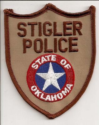 Stigler Police
Thanks to EmblemAndPatchSales.com for this scan.
Keywords: oklahoma