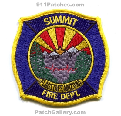 Summit Fire Department Flagstaff Patch (Arizona)
Scan By: PatchGallery.com
Keywords: dept.