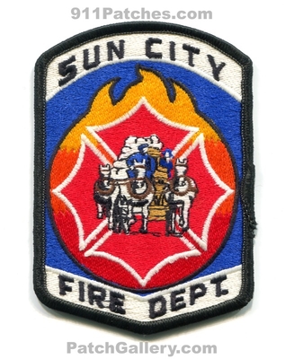 Sun City Fire Department Patch (Arizona)
Scan By: PatchGallery.com
Keywords: dept.