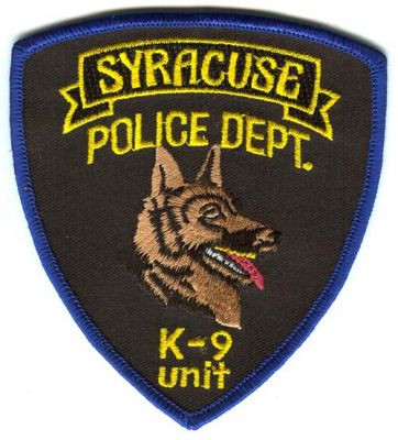 Syracuse Police Dept K-9 Unit (New York)
Scan By: PatchGallery.com
Keywords: department k9