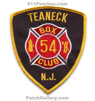 Teaneck Fire Department Box 54 Club Patch (New Jersey)
Scan By: PatchGallery.com
Keywords: dept.