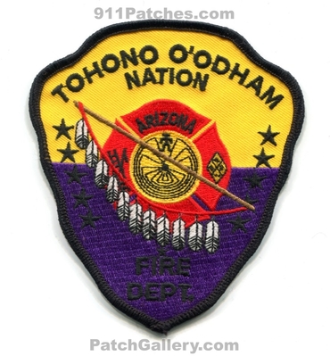Tohono O'Odham Nation Fire Department Patch (Arizona)
Scan By: PatchGallery.com
Keywords: oodham dept. indian tribe tribal
