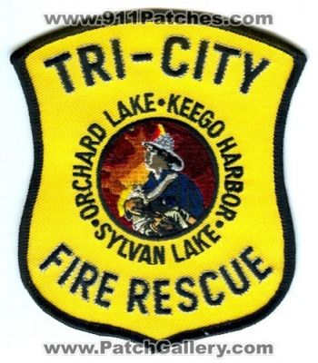 Tri-City Fire Rescue Department Patch (Michigan)
Scan By: PatchGallery.com
Keywords: tricity dept. orchard lake keego harbor sylvan lake