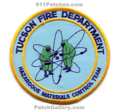 Tucson Fire Department Hazardous Materials Control Team Patch (Arizona)
Scan By: PatchGallery.com
Keywords: dept. hazmat haz-mat