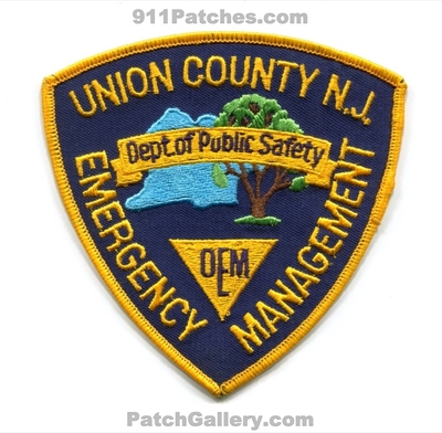 Union County Department of Public Safety DPS Emergency Management OEM Patch (New Jersey)
Scan By: PatchGallery.com
Keywords: co. dept. fire ems