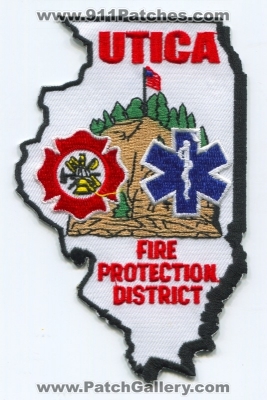 Utica Fire Protection District Patch (Illinois)
Scan By: PatchGallery.com
Keywords: prot. dist. department dept. state shape