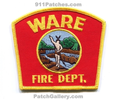 Ware Fire Department Patch (Massachusetts)
Scan By: PatchGallery.com
Keywords: dept.