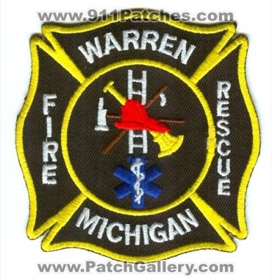 Warren Fire Rescue Department (Michigan)
Scan By: PatchGallery.com
Keywords: dept.