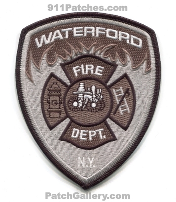 Waterford Fire Department Patch (New York)
Scan By: PatchGallery.com
Keywords: dept. n.y.
