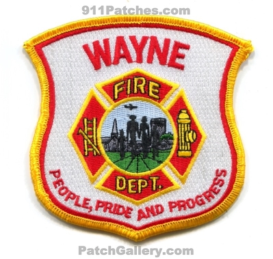 Wayne Fire Department Patch (Michigan)
Scan By: PatchGallery.com
Keywords: dept. people pride and progress