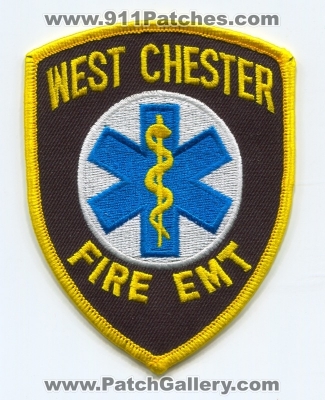 West Chester Fire Department EMT Patch (Pennsylvania)
Scan By: PatchGallery.com
Keywords: dept.