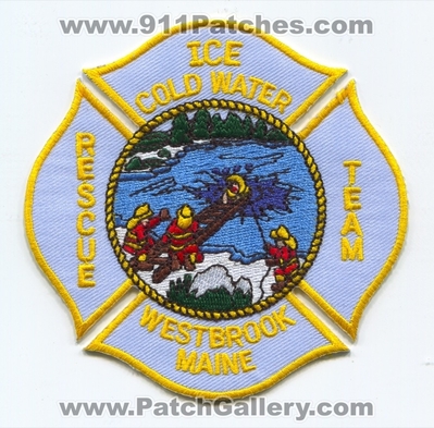 Westbrook Fire Department Ice Cold Water Rescue Team Patch (Maine)
Scan By: PatchGallery.com
Keywords: dept.