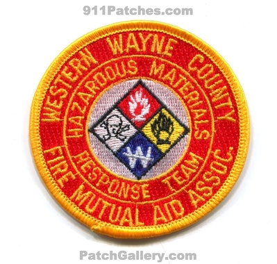 Western Wayne County Fire Mutual Aid Association Hazardous Materials Response Team Patch (Michigan)
Scan By: PatchGallery.com
Keywords: co. assoc. assn. hazmat haz-mat department dept.