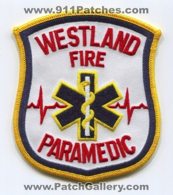 Westland Fire Department Paramedic Patch (Michigan)
Scan By: PatchGallery.com
Keywords: dept.