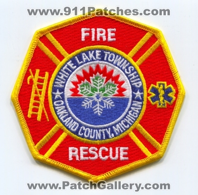White Lake Township Fire Rescue Department Patch (Michigan)
Scan By: PatchGallery.com
Keywords: twp. dept. oakland county co.