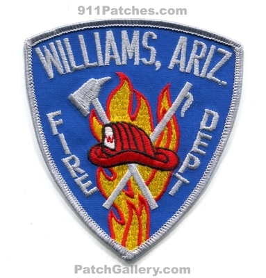 Williams Fire Department Patch (Arizona)
Scan By: PatchGallery.com
Keywords: dept.