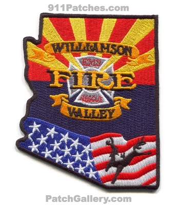 Williamson Valley Fire Rescue Department Patch (Arizona) (State Shape)
Scan By: PatchGallery.com
Keywords: dept. ems