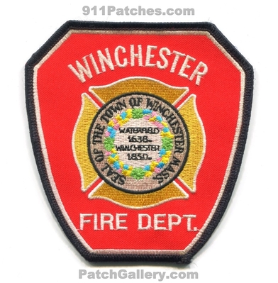 Winchester Fire Department Patch (Massachusetts)
Scan By: PatchGallery.com
Keywords: the town of dept.