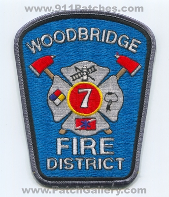 Woodbridge Fire District 7 Patch (California)
Scan By: PatchGallery.com
Keywords: dist. number no. #7 department dept.