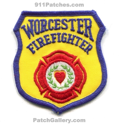 Worcester Fire Department Firefighter Patch (Massachusetts)
Scan By: PatchGallery.com
Keywords: dept.