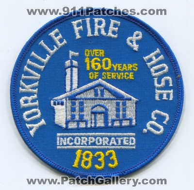 Yorkville Fire and Hose Company Patch (New York)
Scan By: PatchGallery.com
Keywords: & co. department dept.