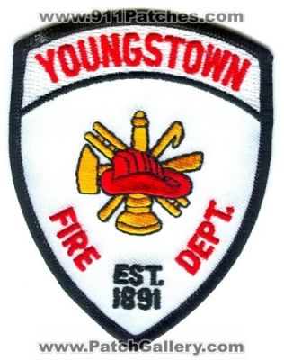 Youngstown Fire Department Patch (Ohio)
Scan By: PatchGallery.com
Keywords: dept.