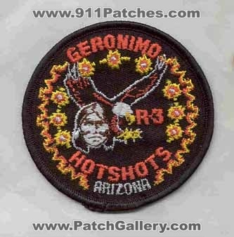 Geronimo HotShots Wildland Fire (Arizona)
Thanks to firevette for this scan.
Keywords: hot shots r-3 region