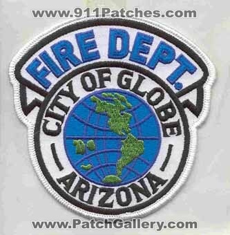 Globe Fire Department (Arizona)
Thanks to firevette for this scan.
Keywords: dept city of