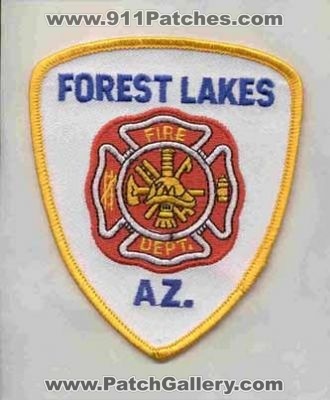Forest Lakes Fire Department (Arizona)
Thanks to firevette for this scan.
Keywords: dept