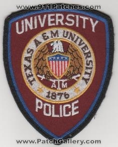 Texas A&M University Police (Texas)
Thanks to tcpdsgt for this scan.
Keywords: a and m