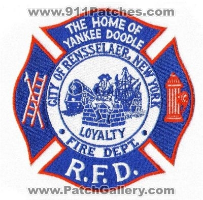 Rensselaer Fire Department (New York)
Thanks to lazyslug for this scan.
Keywords: dept. city of r.f.d. rfd