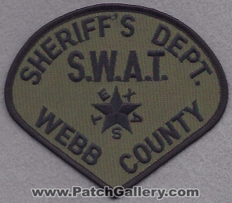 Webb County Sheriff's Department SWAT (Texas)
Thanks to lmorales for this scan.
Keywords: sheriffs dept. s.w.a.t.