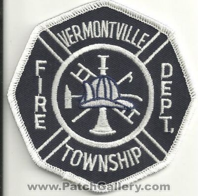 Vermontville Township Fire Department Patch (Michigan)
Thanks to Ronnie5411 for this scan.
Keywords: twp. dept.