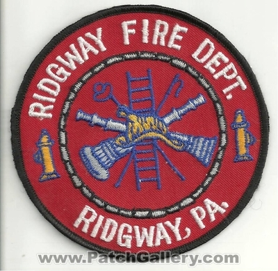 Ridgway Fire Department
Thanks to Ronnie5411 for this scan.
