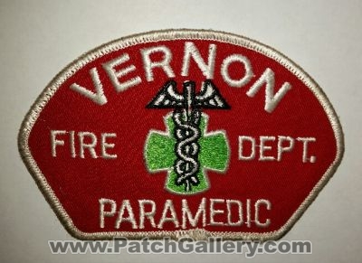 Vernon Fire Department Paramedic Patch (California)
Thanks to TEgan for this picture.
Keywords: dept. ems