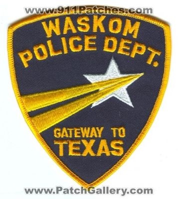 Waskom Police Department (Texas)
Scan By: PatchGallery.com
Keywords: dept