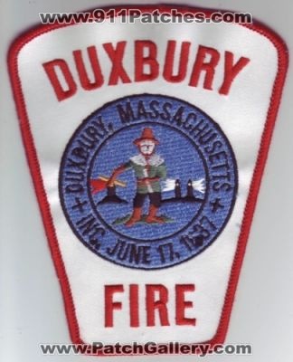 Duxbury Fire (Massachusetts)
Thanks to Dave Slade for this scan.
