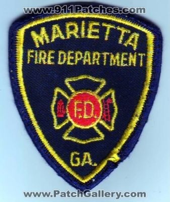 Marietta Fire Department (Georgia)
Thanks to Dave Slade for this scan.
Keywords: f.d. fd