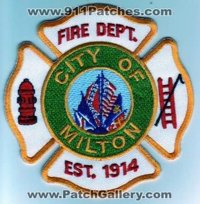 Milton Fire Department (Florida)
Thanks to Dave Slade for this scan.
Keywords: city of dept.