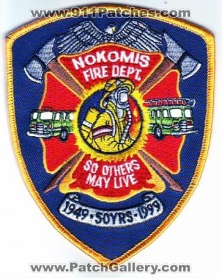 Nokomis Fire Department 50 Years (Florida)
Thanks to Dave Slade for this scan.
Keywords: dept yrs