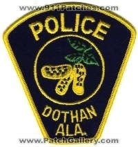 Dothan Police (Alabama)
Thanks to BensPatchCollection.com for this scan.
