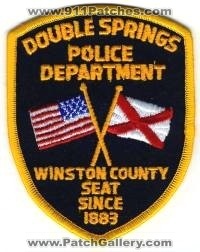 Double Springs Police Department (Alabama)
Thanks to BensPatchCollection.com for this scan.
