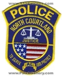 North Courtland Police (Alabama)
Thanks to BensPatchCollection.com for this scan.
